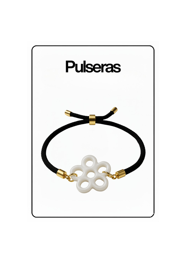 Pulseras pieza única de arcilla polimérica y acero inoxidable