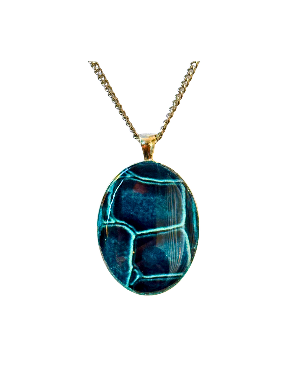 Colgante Ovalado Serpiente