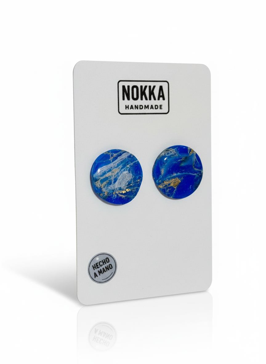 Pendientes botón colección CELESTE