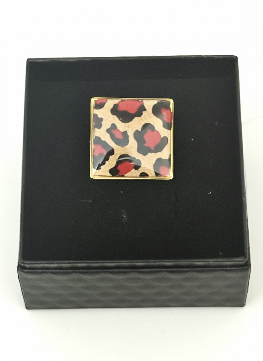 Anillo ajustable animal print