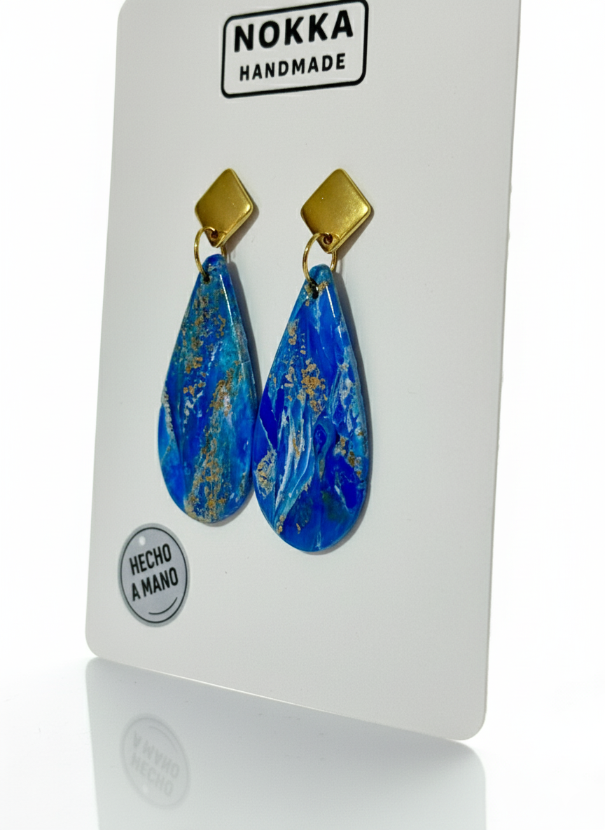 Pendientes lagrima colección CELESTE