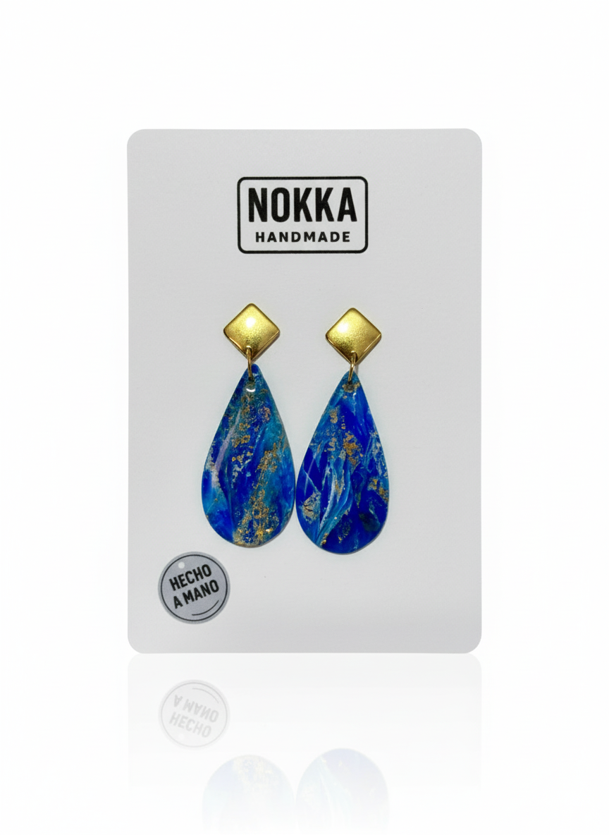 Pendientes lagrima colección CELESTE