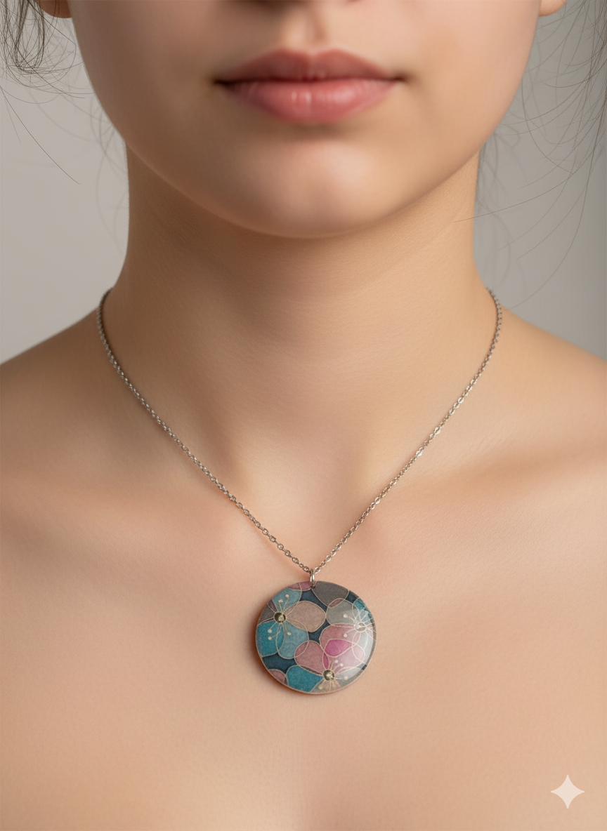 Colgante colección Floral circular