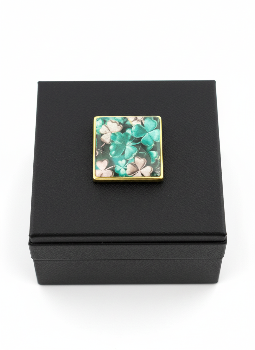 Anillo ajustable treboles