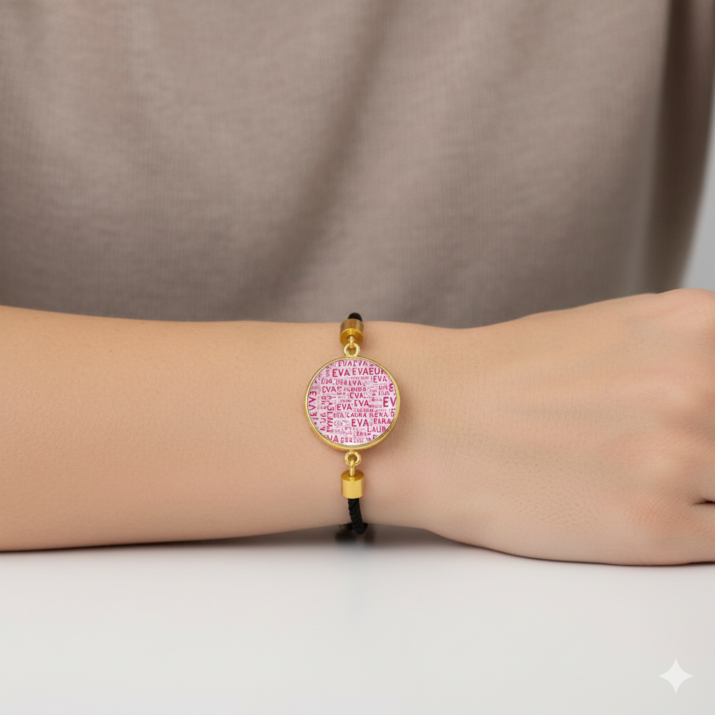 Pulsera personalizada con nombre