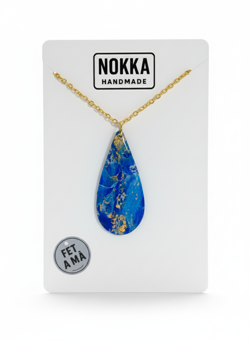 Colgante lagrima colección CELESTE