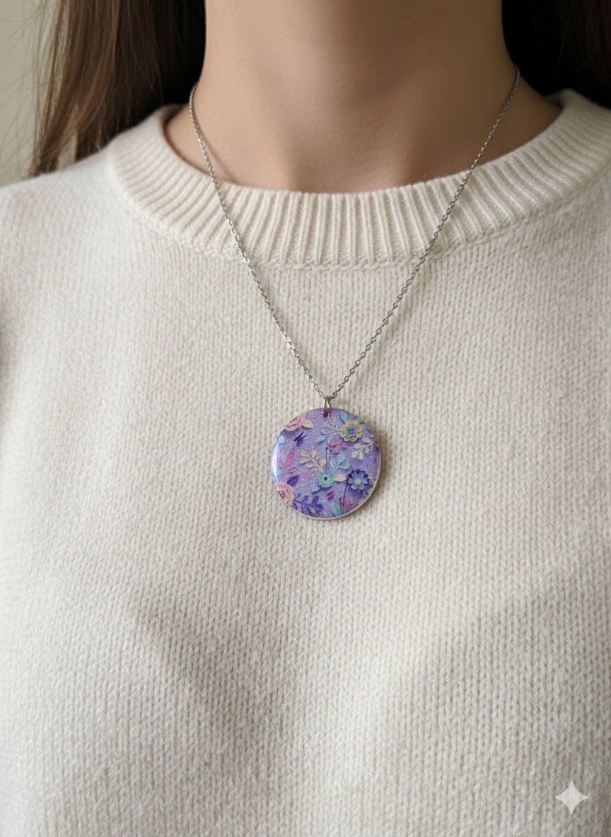 Colgante colección Floral circular