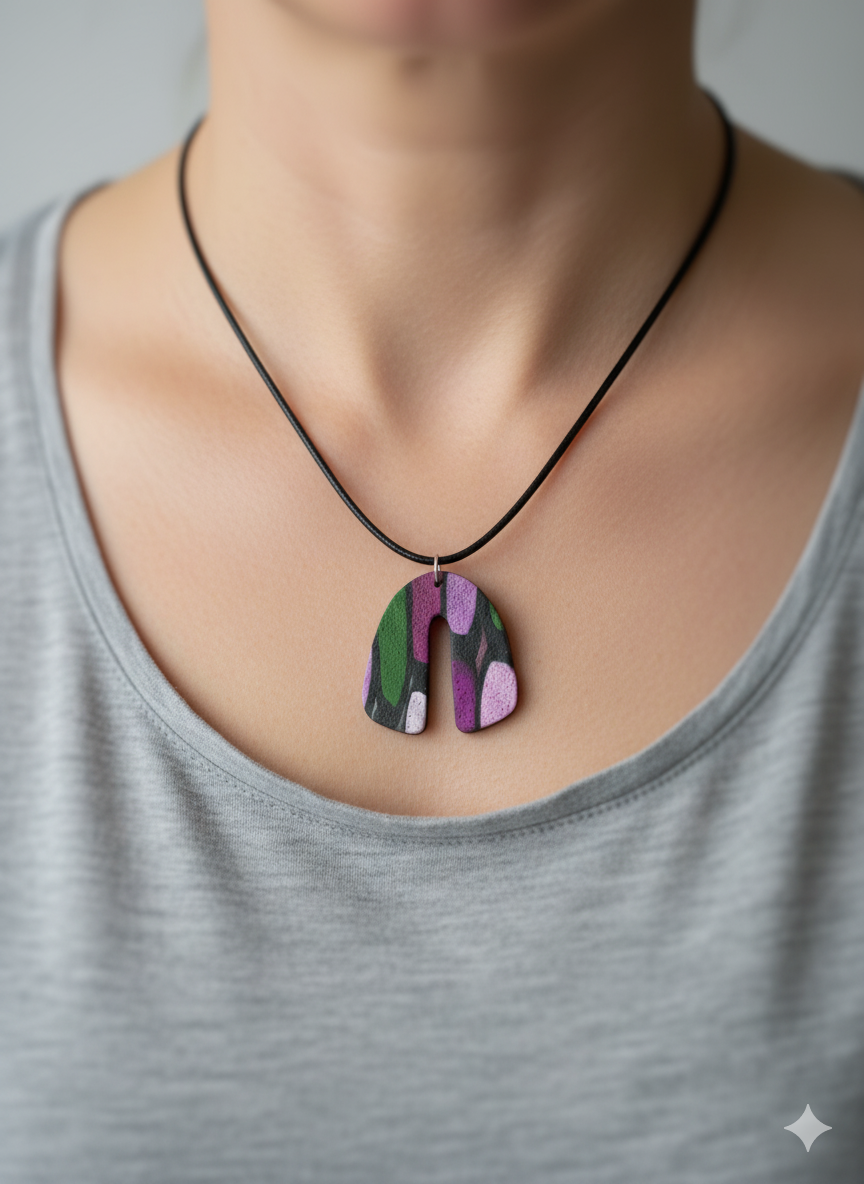 Colgante herradura multicolor