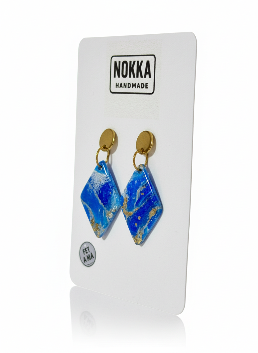 Pendientes rombo colección CELESTE