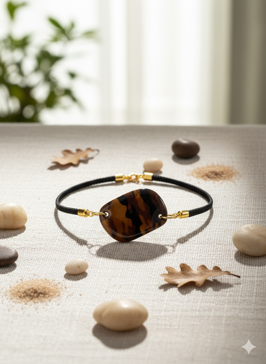 Conjunto estampado estilo madera