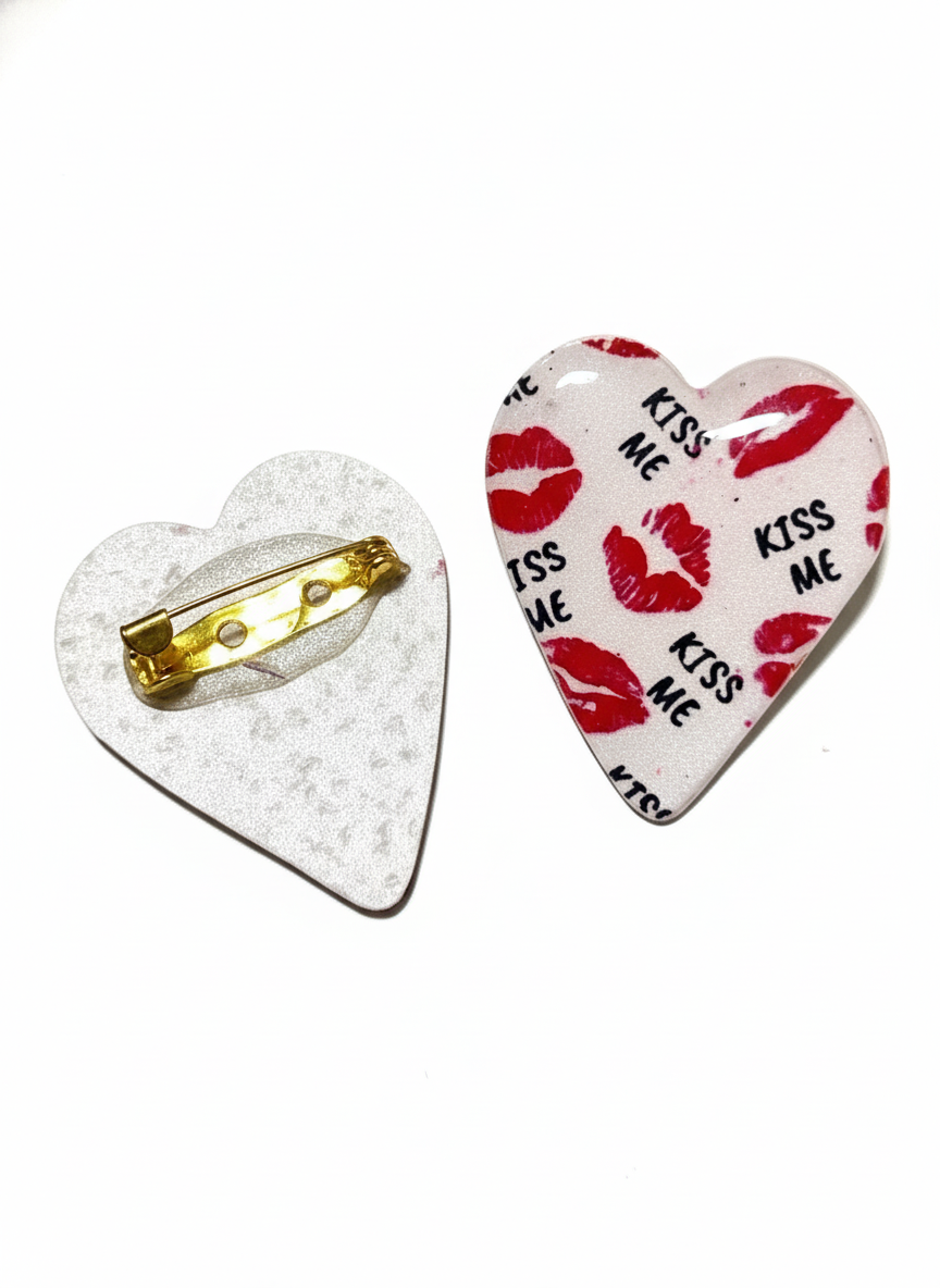Broche corazón