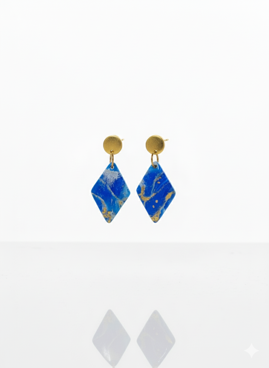 Pendientes rombo colección CELESTE