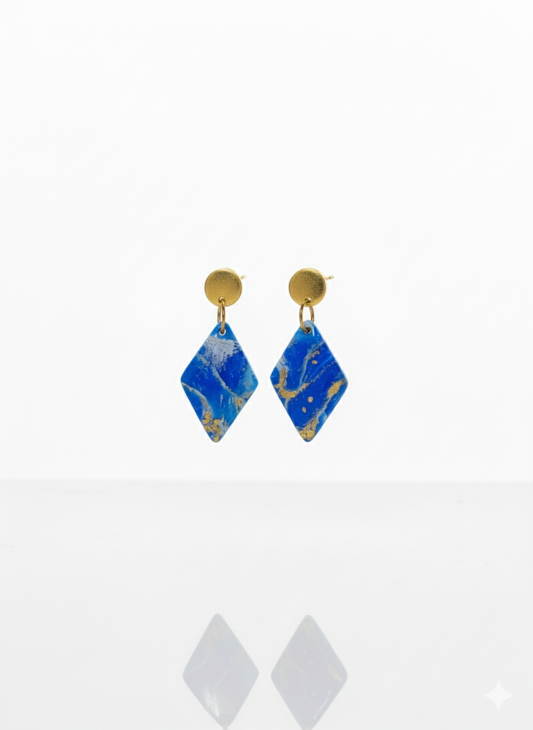 Pendientes rombo colección CELESTE