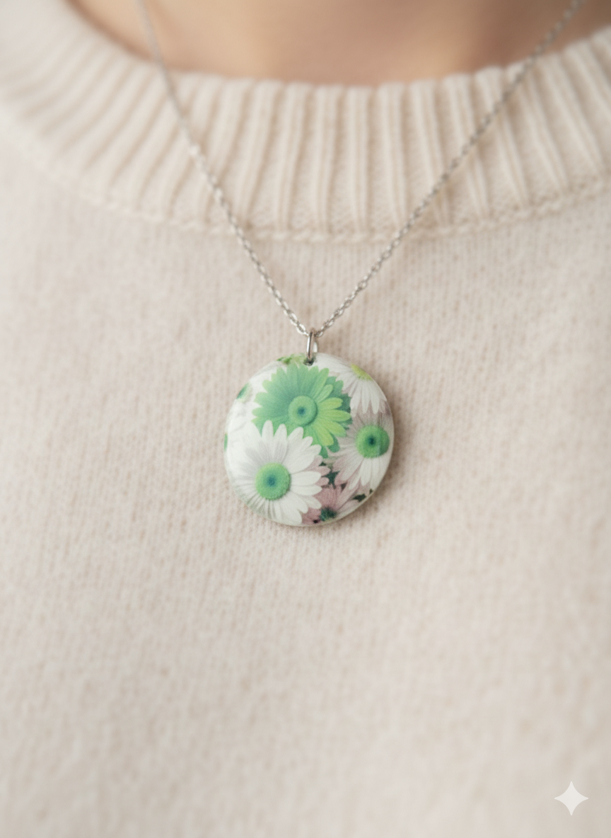 Colgante colección Floral circular