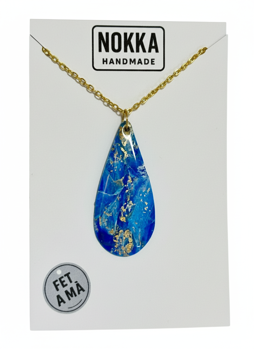 Colgante lagrima colección CELESTE