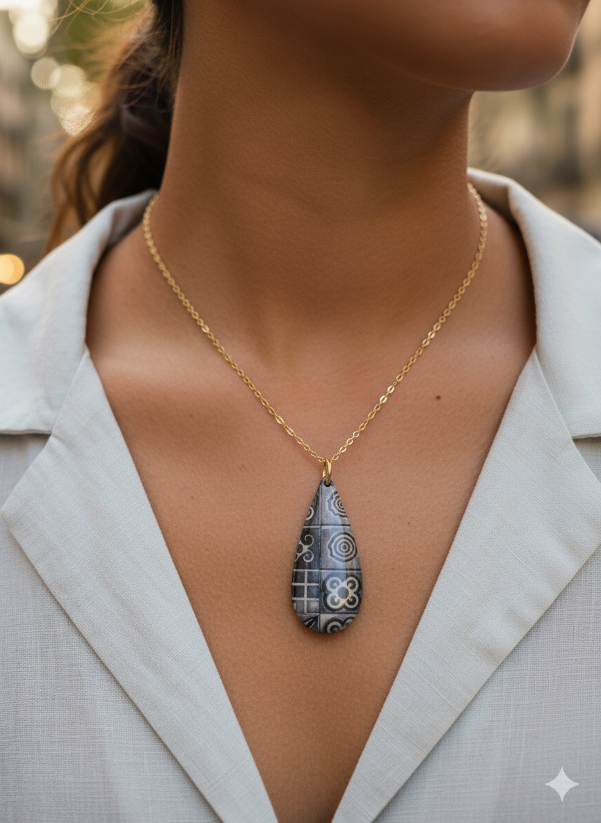 Colgante lágrima Panot Barcelona