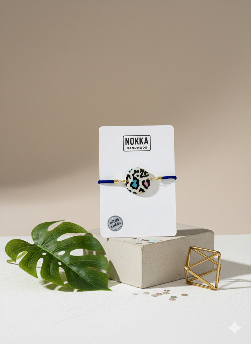 Pulsera circular animal print