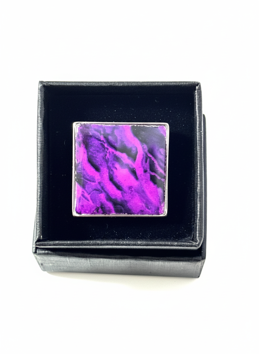 Anillo ajustable acero inoxidable estampado