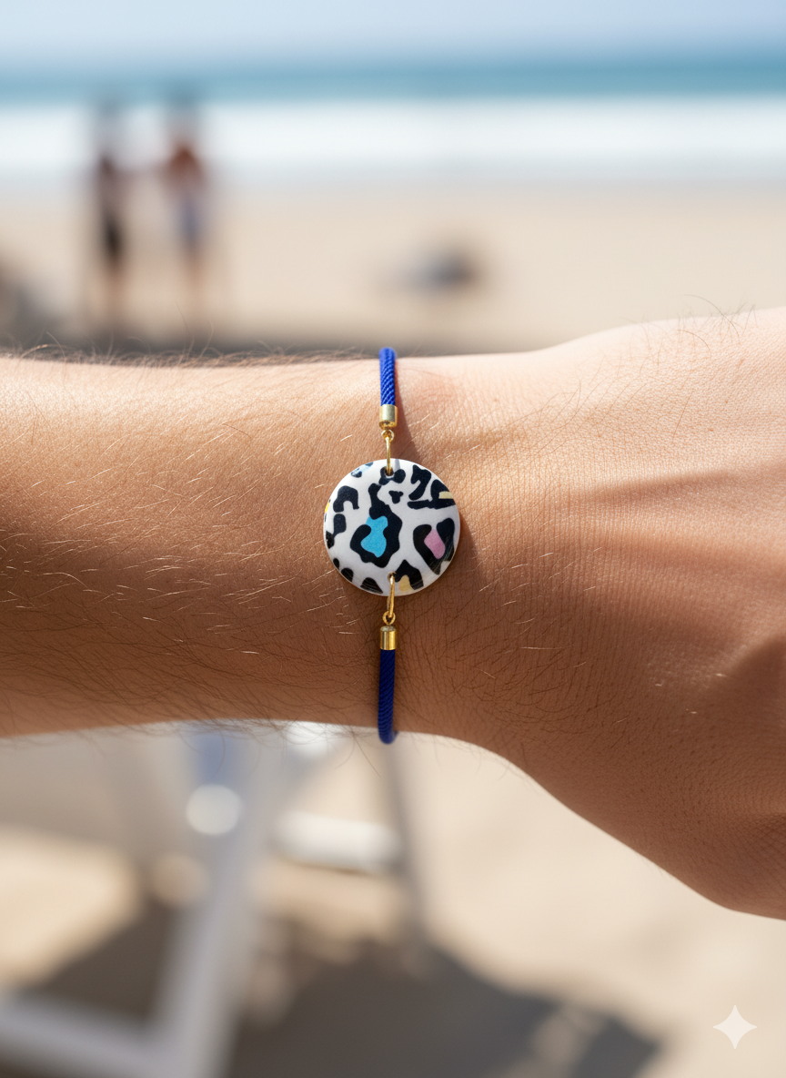 Pulsera circular animal print