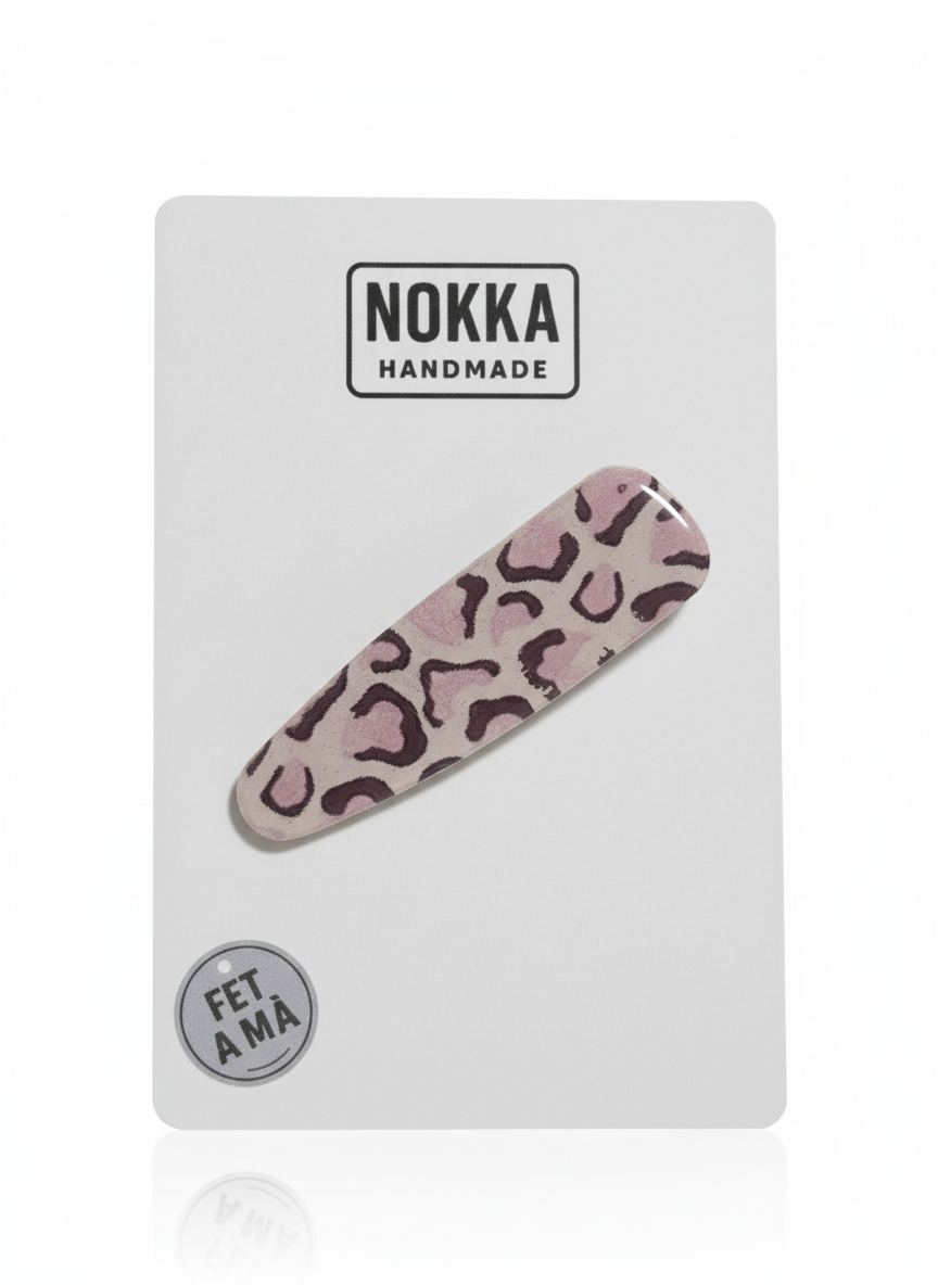 Pinza para el cabello animal print