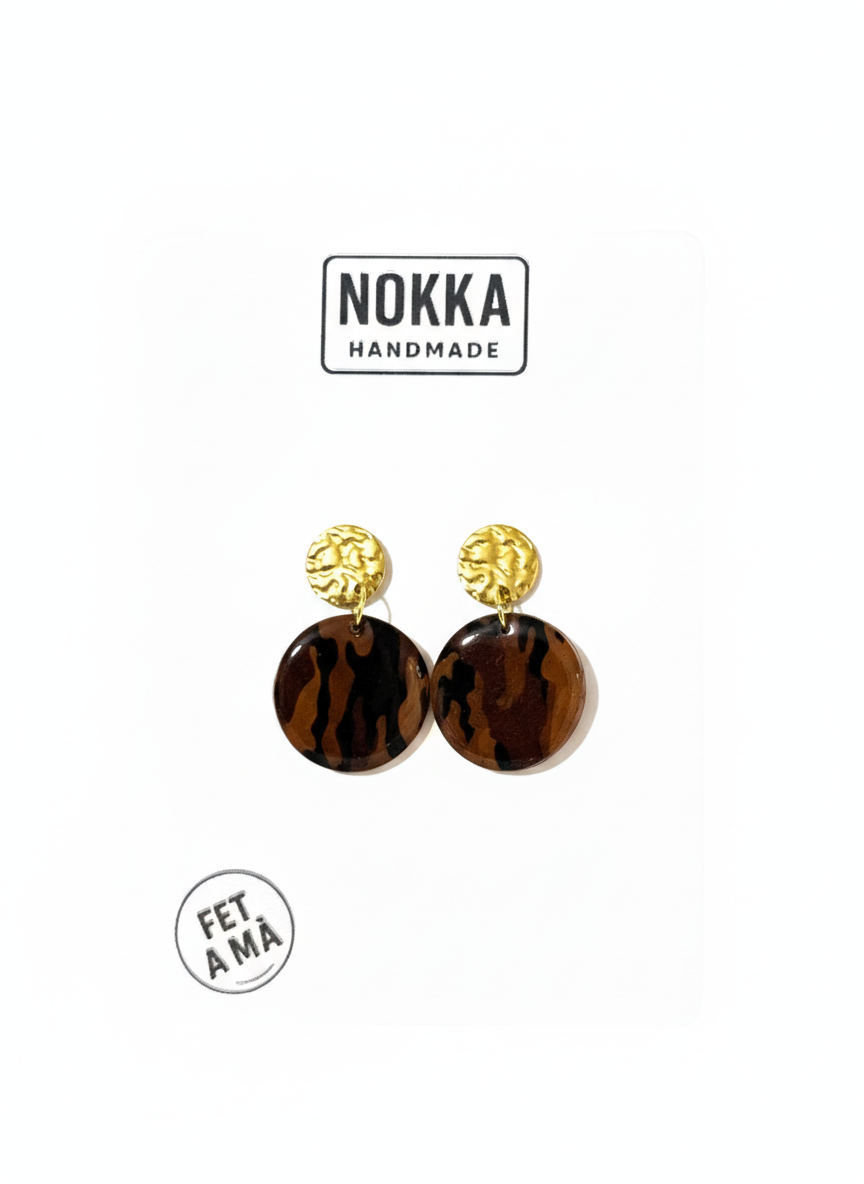 Conjunto estampado estilo madera