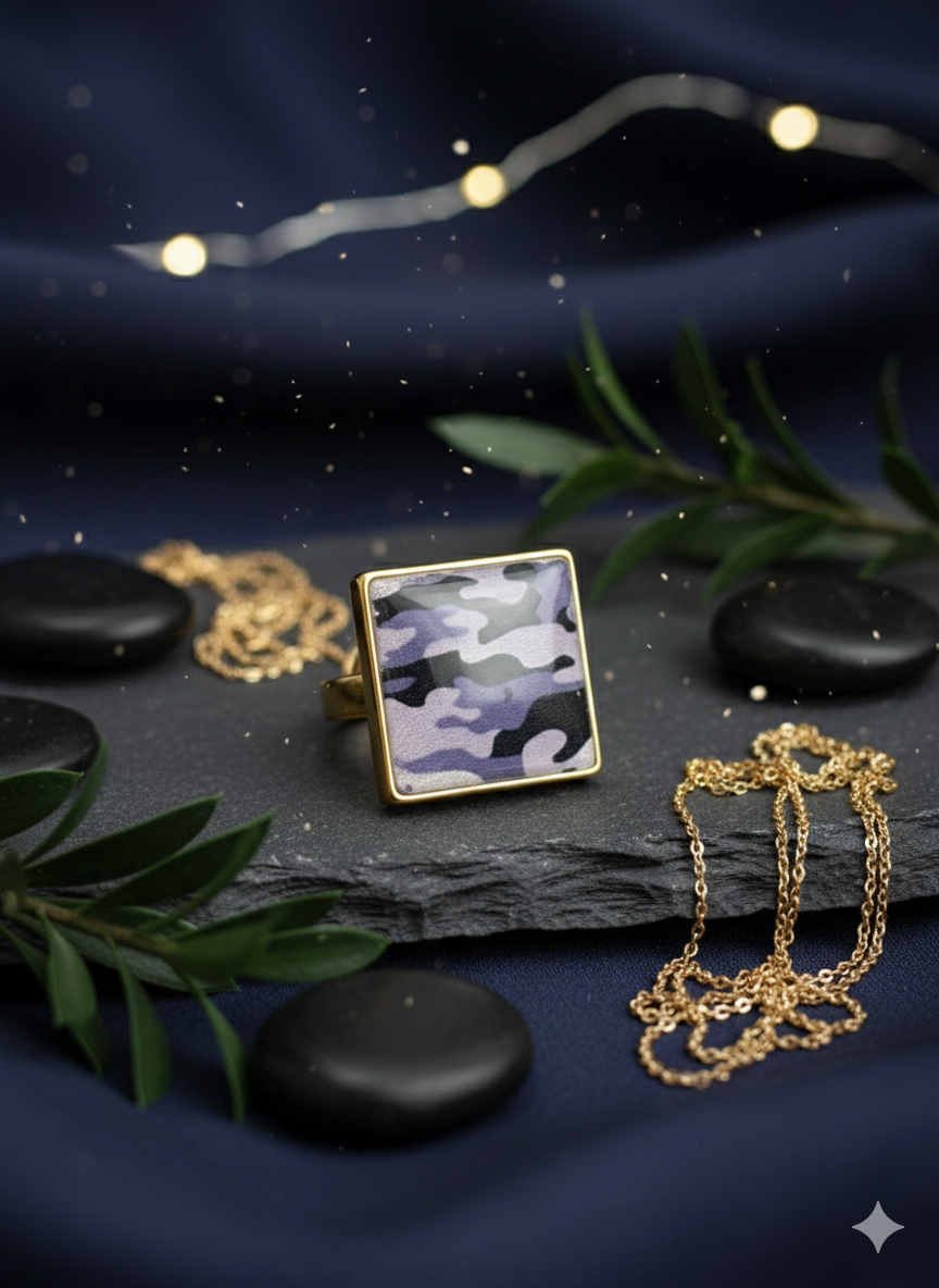 Anillo ajustable camuflaje