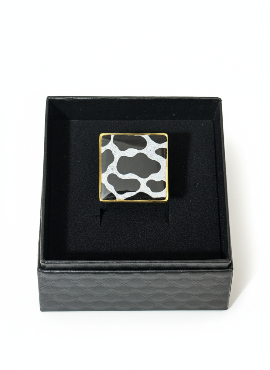 Anillo ajustable animal print