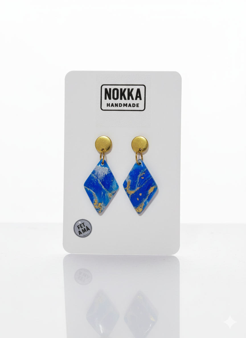 Pendientes rombo colección CELESTE