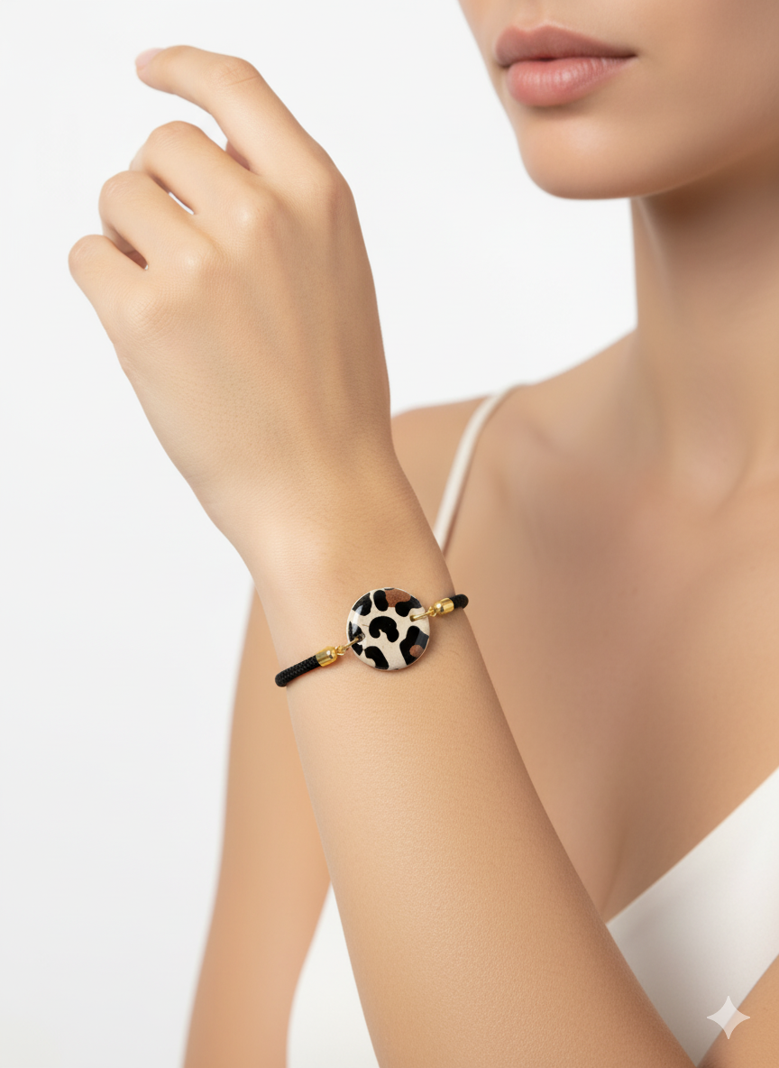 Pulsera circular animal print