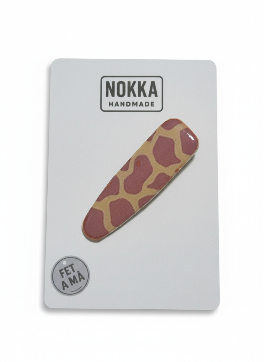 Pinza para el cabello animal print