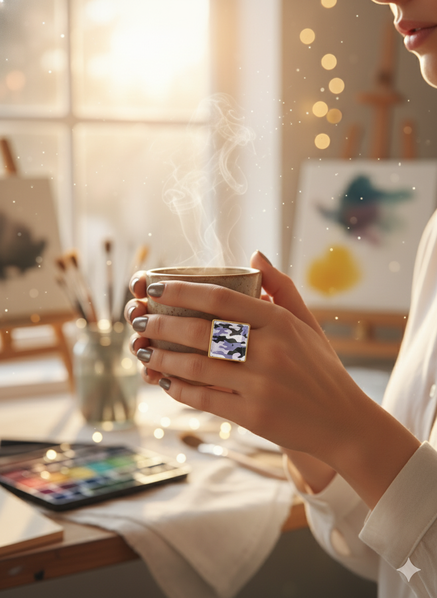 Anillo ajustable camuflaje