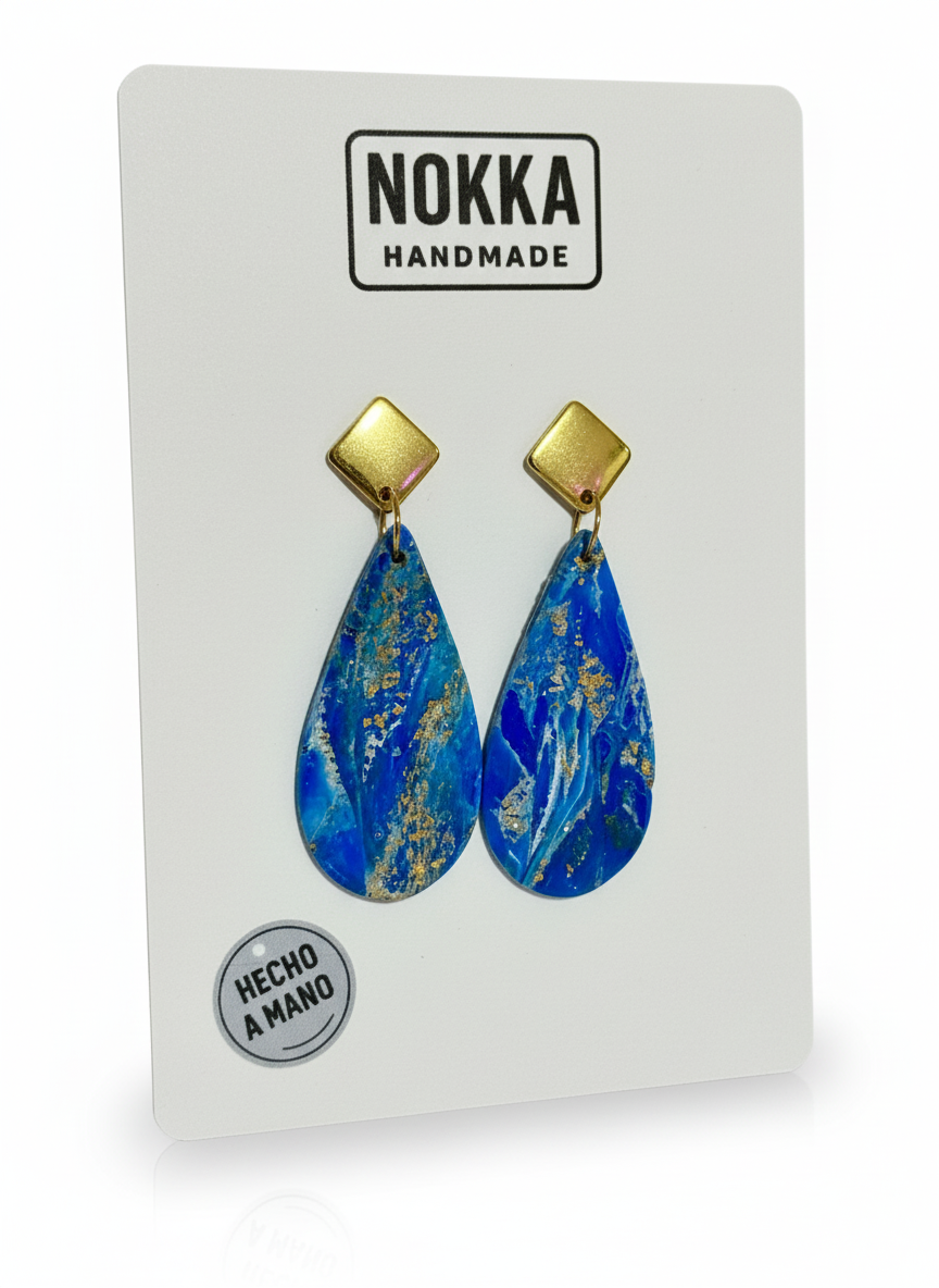 Pendientes lagrima colección CELESTE