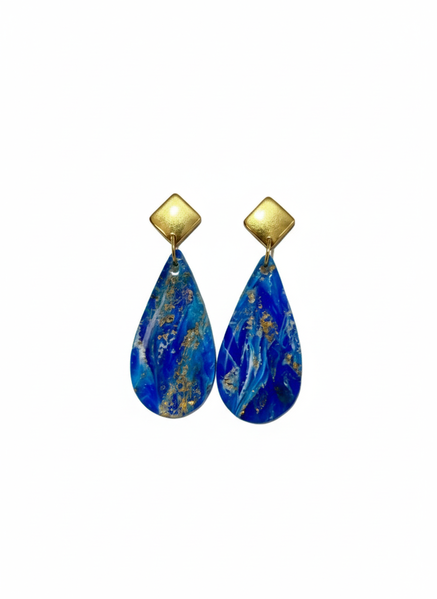 Pendientes lagrima colección CELESTE