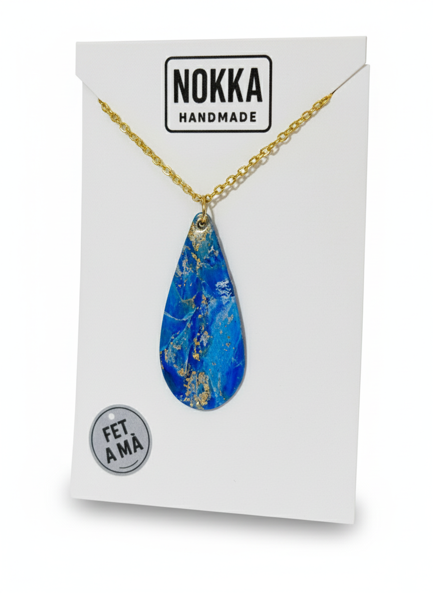 Colgante lagrima colección CELESTE