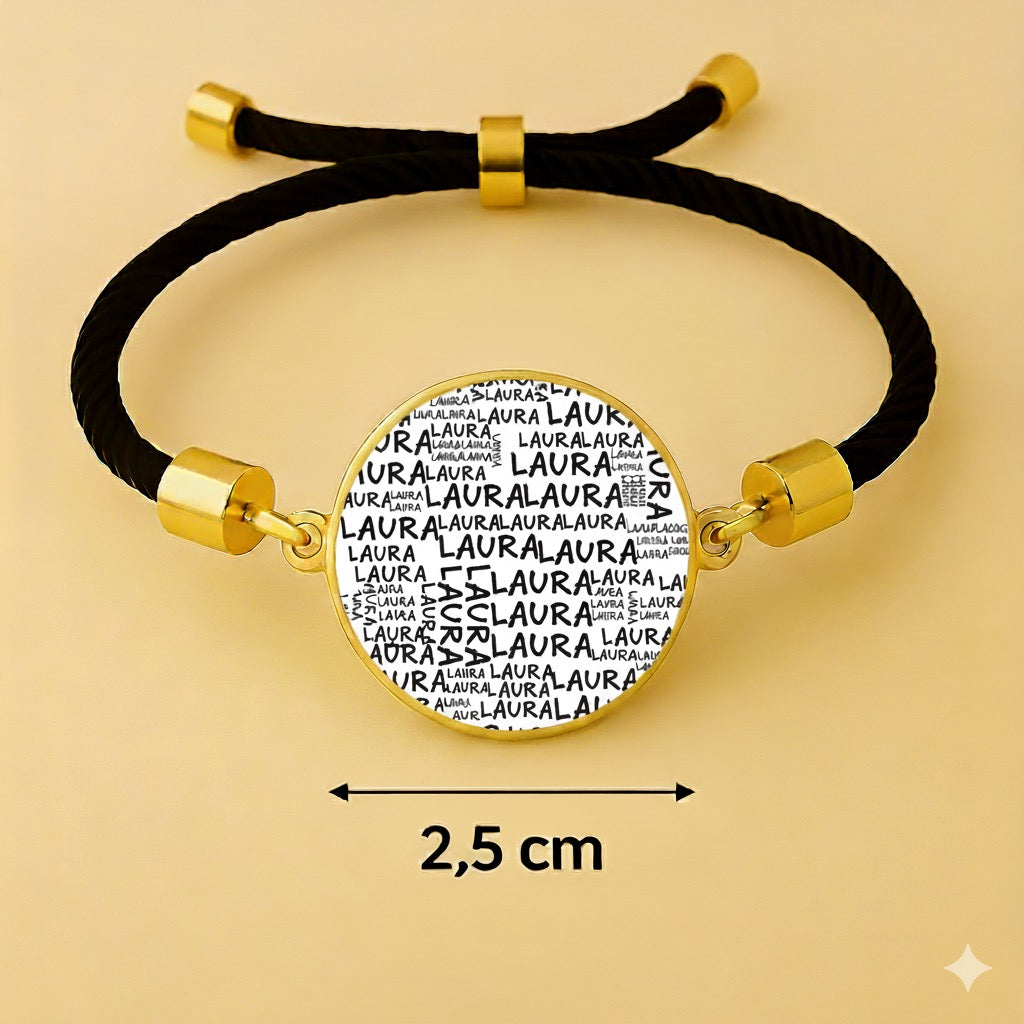 Pulsera personalizada con nombre