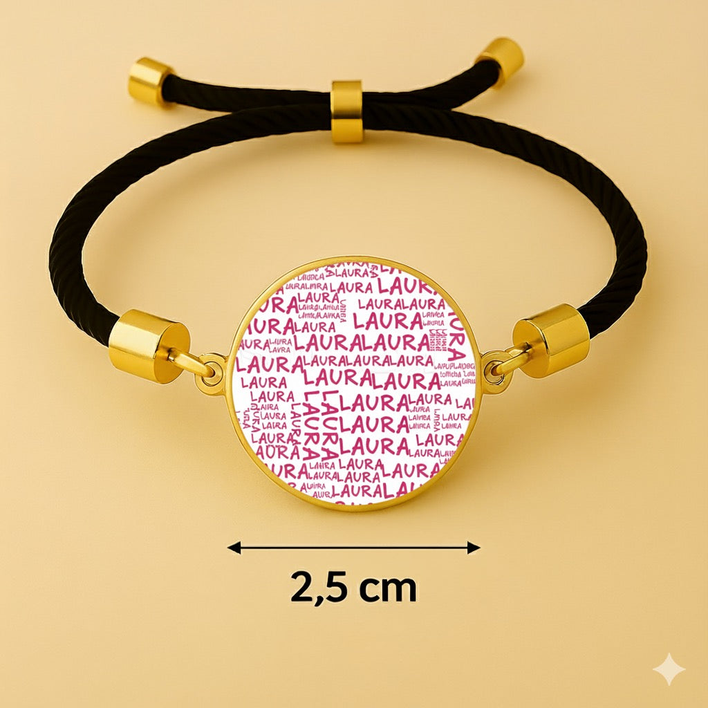 Pulsera personalizada con nombre