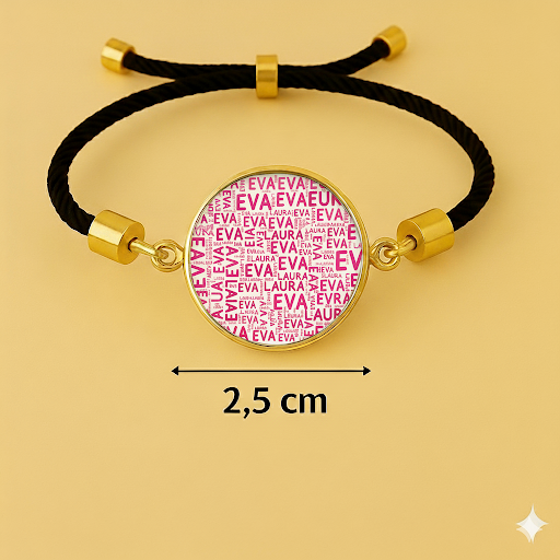 Pulsera personalizada con nombre