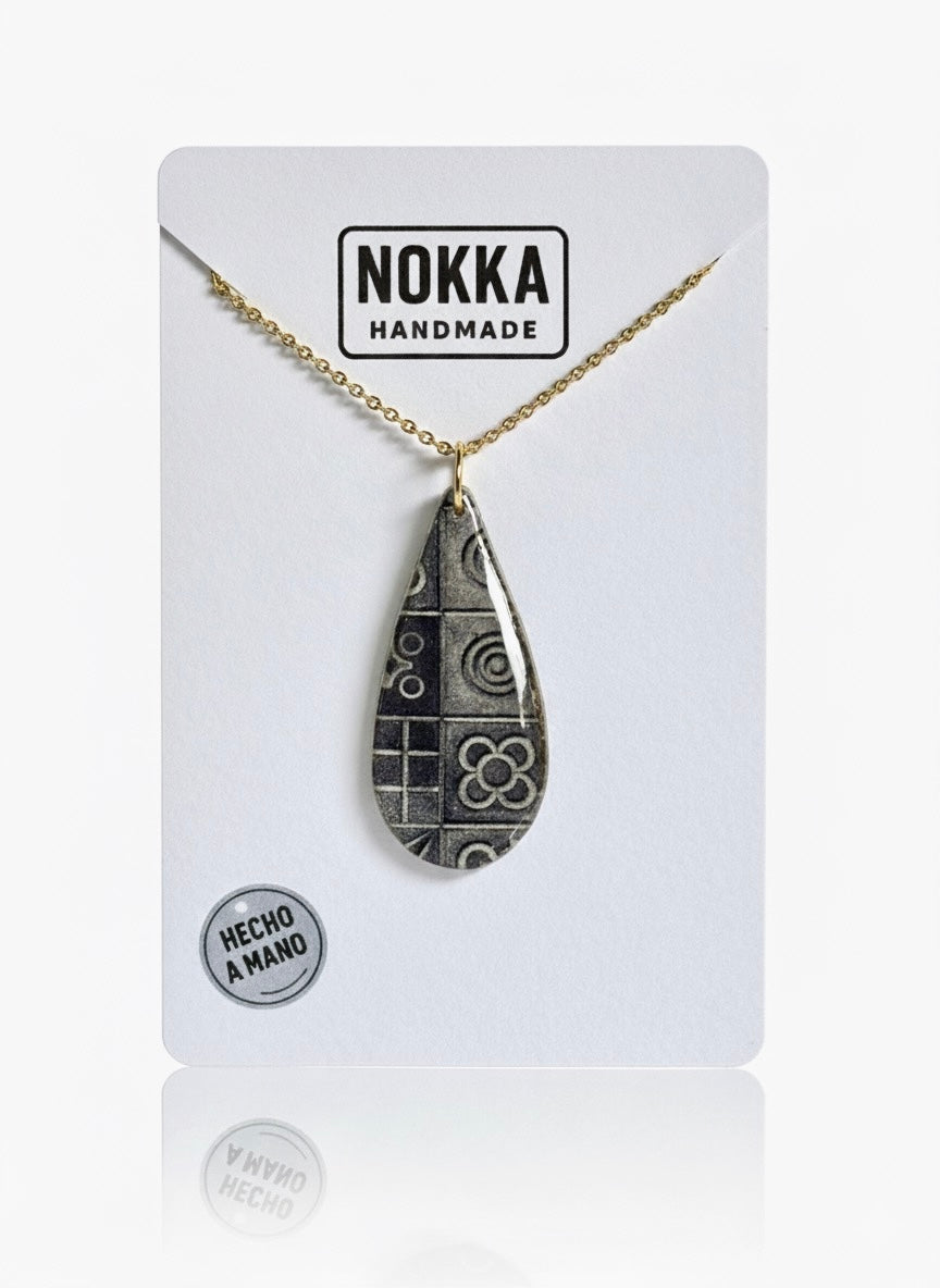 Colgante lagrima mosaico Barcelona